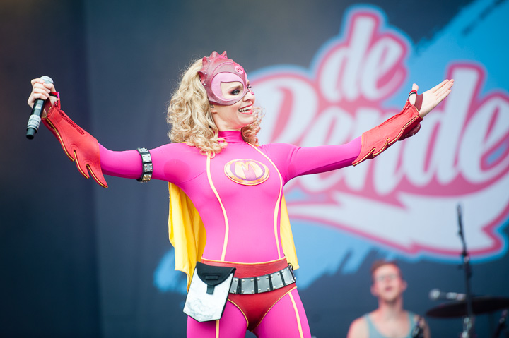De Bende & Mega Mindy @ Suikerrock 2016, foto 26, foto's door Dimitri Vanlommel - FrontView Magazine