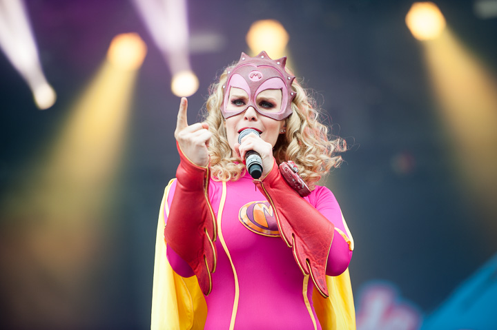 De Bende & Mega Mindy @ Suikerrock 2016, foto 28, foto's door Dimitri Vanlommel - FrontView Magazine