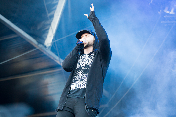Amaranthe @ Into The Grave 2016, foto 9, foto's door Dorien Goetschalckx - FrontView Magazine