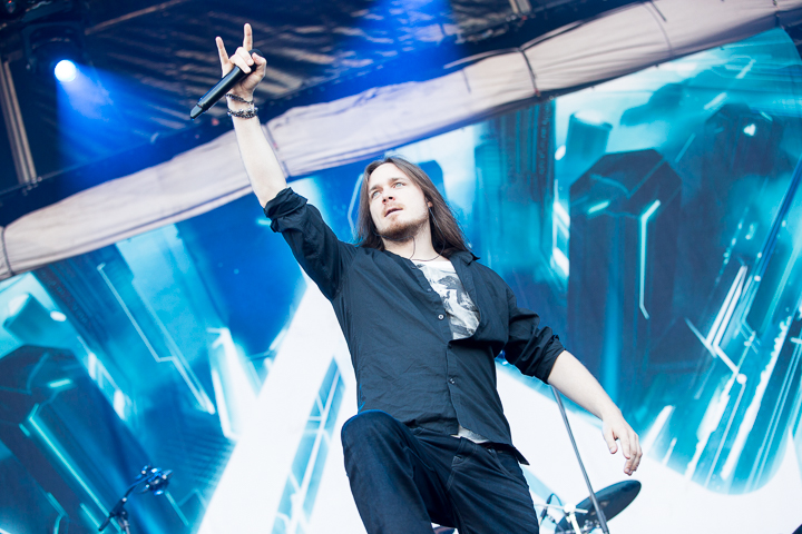 Amaranthe @ Into The Grave 2016, foto 13, foto's door Dorien Goetschalckx - FrontView Magazine