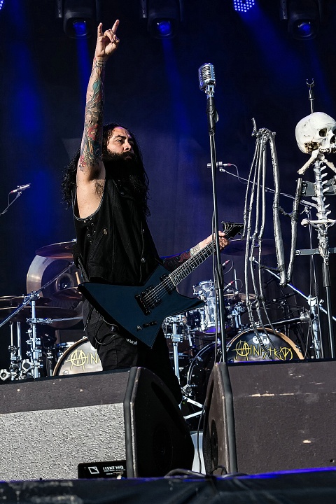 Ministry @ Alcatraz Metal Fest 2016, foto 3, foto's door Edwin Houdevelt - FrontView Magazine