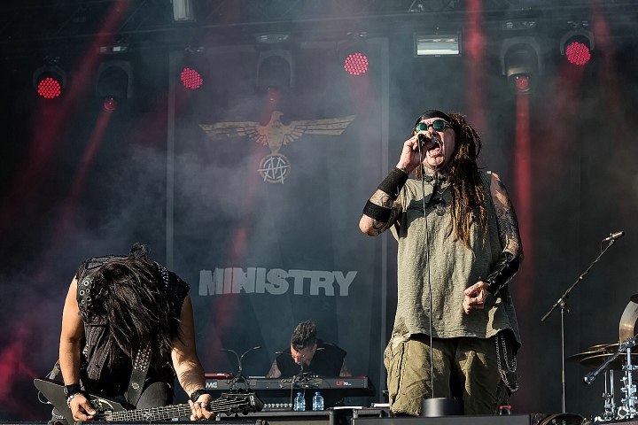 Ministry @ Alcatraz Metal Fest 2016, foto 8, foto's door Edwin Houdevelt - FrontView Magazine
