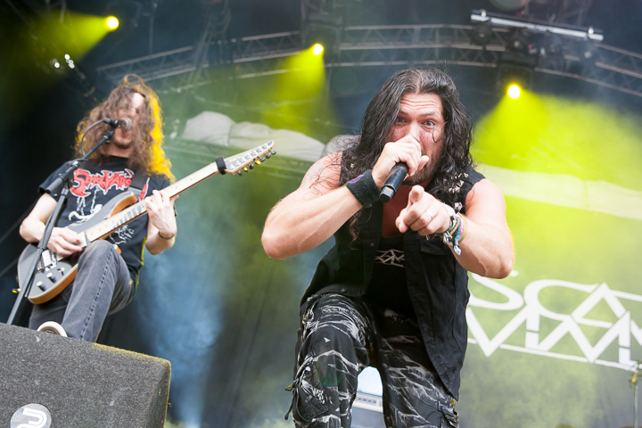 Scar Symmetry @ Into The Grave 2016, picture 15, photographed by Dorien Goetschalckx - FrontView Magazine