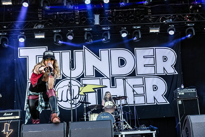 ThunderMother @ Alcatraz Metal Fest 2016, picture 2, photographed by Edwin Houdevelt - FrontView Magazine