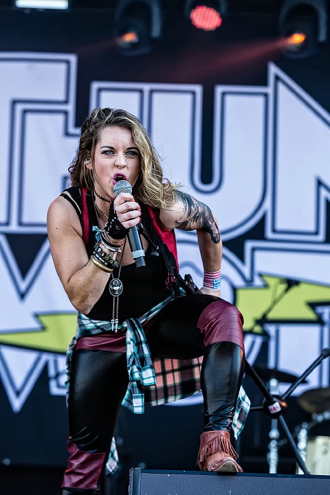 ThunderMother @ Alcatraz Metal Fest 2016, picture 23, photographed by Edwin Houdevelt - FrontView Magazine