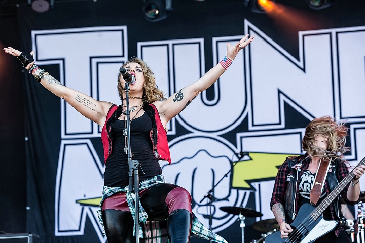 ThunderMother @ Alcatraz Metal Fest 2016, picture 25, photographed by Edwin Houdevelt - FrontView Magazine
