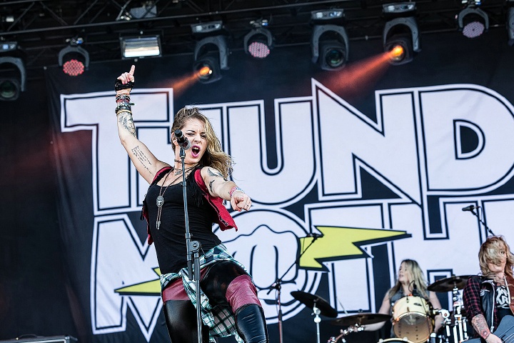 ThunderMother @ Alcatraz Metal Fest 2016, picture 26, photographed by Edwin Houdevelt - FrontView Magazine