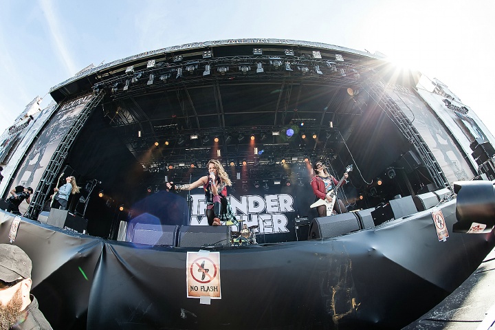 ThunderMother @ Alcatraz Metal Fest 2016, picture 29, photographed by Edwin Houdevelt - FrontView Magazine