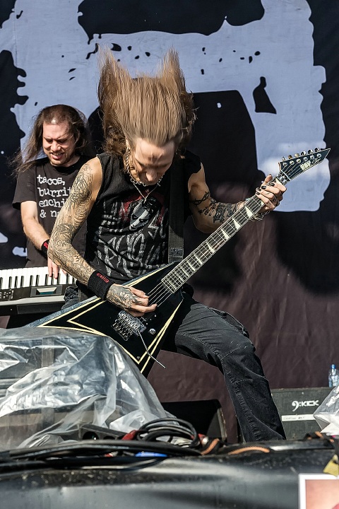 Children of Bodom @ Alcatraz Metal Fest 2016, foto 13, foto's door Edwin Houdevelt - FrontView Magazine
