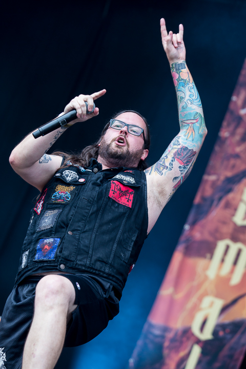 The Black Dahlia Murder @ Into The Grave 2016, foto 4, foto's door Dorien Goetschalckx - FrontView Magazine