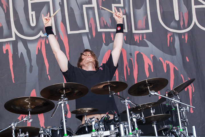 Dying Fetus @ Summer Breeze 2016, picture 10, photographed by Dorien Goetschalckx - FrontView Magazine