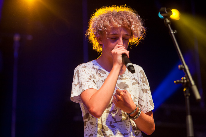 Jens (The Voice Kids) @ Parkhappening Schoten 2016, picture 13, photographed by Goele Bormans - FrontView Magazine