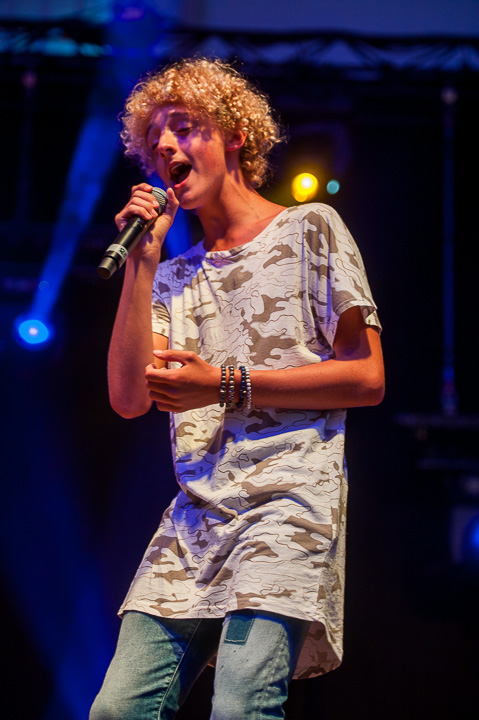 Jens (The Voice Kids) @ Parkhappening Schoten 2016, picture 15, photographed by Goele Bormans - FrontView Magazine