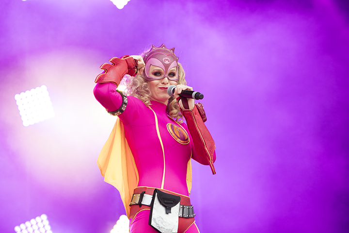 Mega Mindy @ Maanrock 2016, picture 1, photographed by Frank Lambrechts - FrontView Magazine