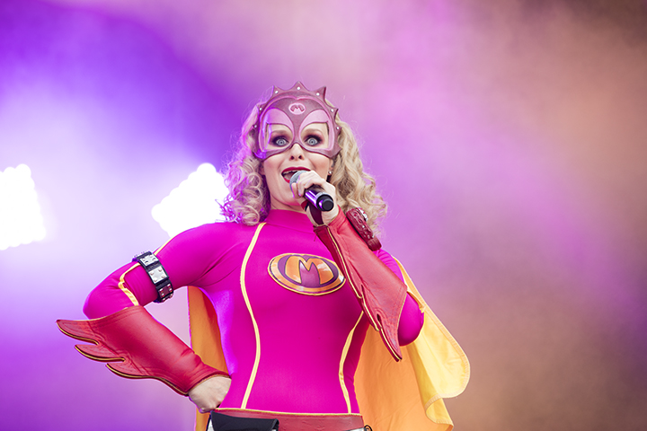 Mega Mindy @ Maanrock 2016, picture 2, photographed by Frank Lambrechts - FrontView Magazine