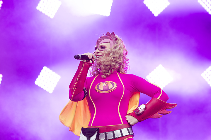 Mega Mindy @ Maanrock 2016, picture 6, photographed by Frank Lambrechts - FrontView Magazine