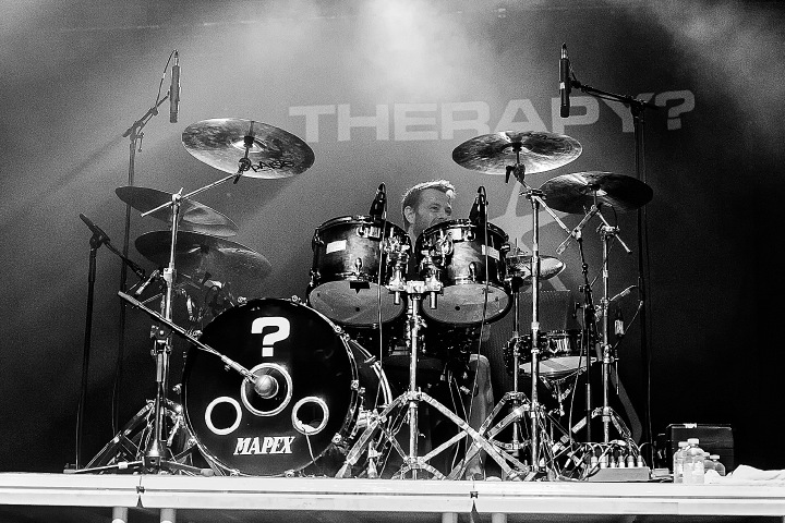 Therapy? @ Boerenrock 2016, foto 27, foto's door Edwin Houdevelt - FrontView Magazine