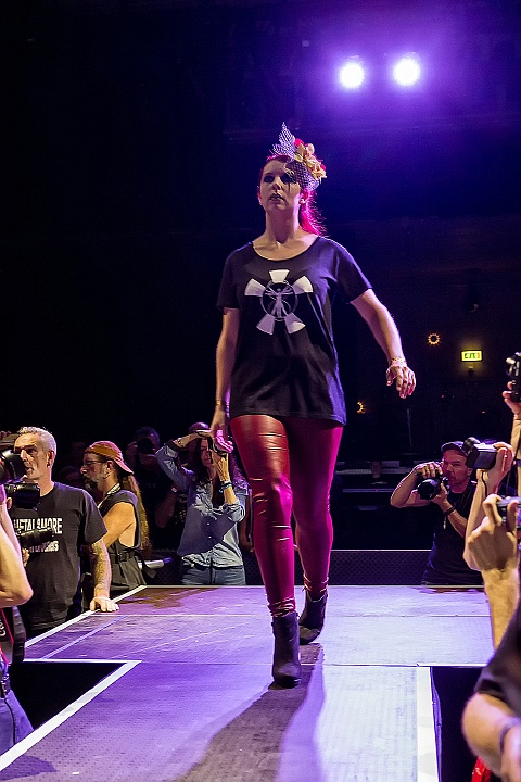 mode show, Ingeborg Steenvorst met Chirra Niva @ Femme 2016, picture 3, photographed by Edwin Houdevelt - FrontView Magazine