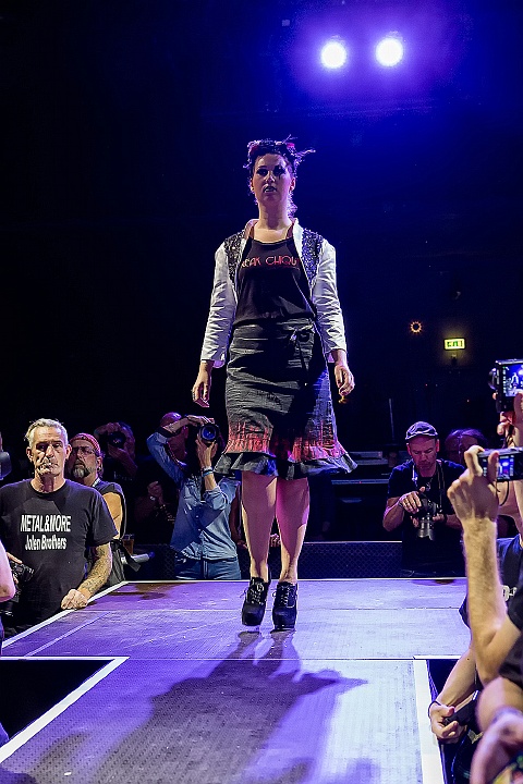 mode show, Ingeborg Steenvorst met Chirra Niva @ Femme 2016, picture 4, photographed by Edwin Houdevelt - FrontView Magazine