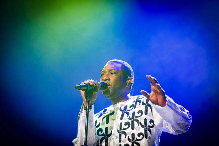 Youssou N'Dour @ De Roma, picture 2, photographed by Kristof Hayen - FrontView Magazine