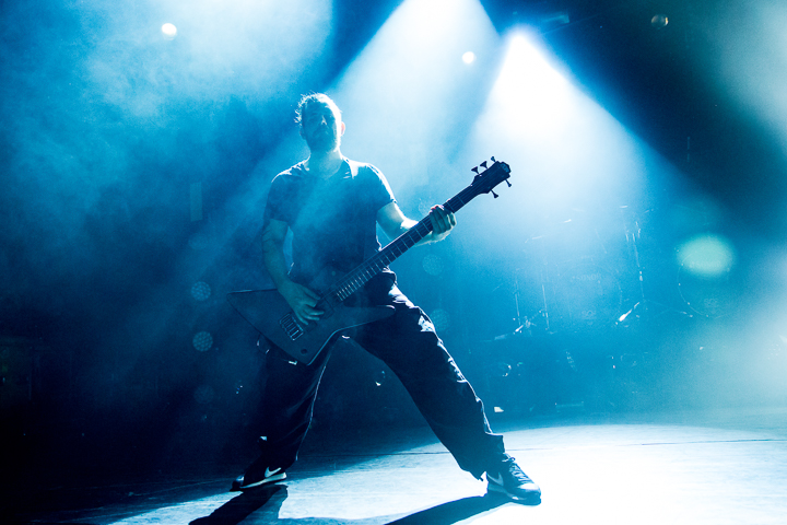 Meshuggah @ Trix, foto 10, foto's door Dorien Goetschalckx - FrontView Magazine