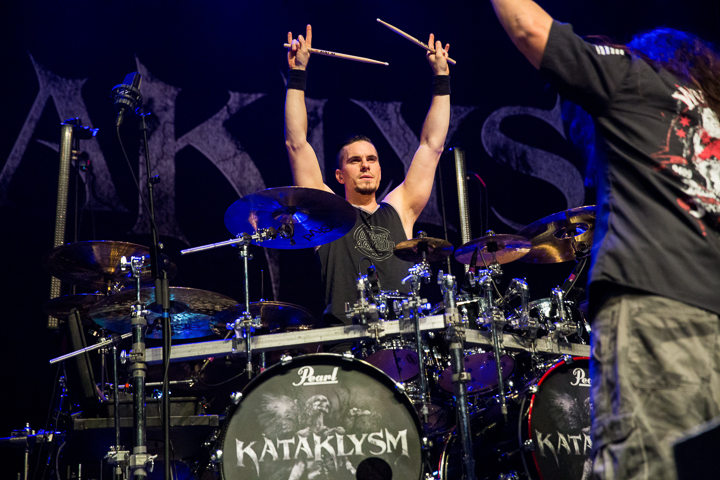 Kataklysm @ 013, foto 2, foto's door Dorien Goetschalckx - FrontView Magazine