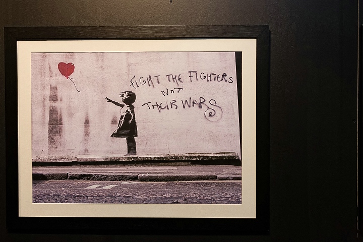 Banksy Expo @ Stadsfeestzaal Antwerpen, picture 1, photographed by Edwin Houdevelt - FrontView Magazine