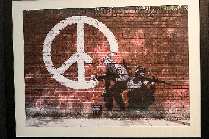 Banksy Expo @ Stadsfeestzaal Antwerpen, picture 15, photographed by Edwin Houdevelt - FrontView Magazine