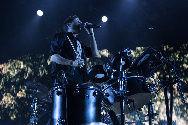 Bastille @ Sportpaleis, foto 14, foto's door Dieter  Boone - FrontView Magazine
