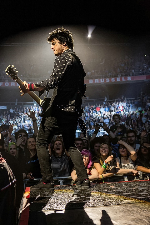 Green Day @ Vorst Nationaal, picture 9, photographed by Edwin Houdevelt - FrontView Magazine