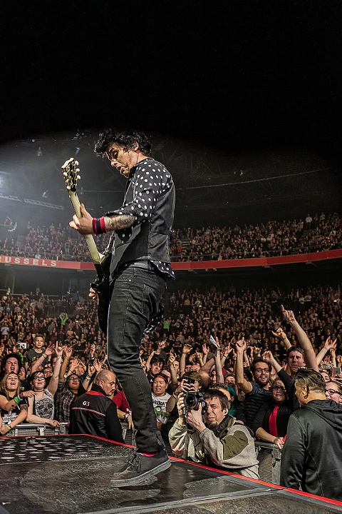 Green Day @ Vorst Nationaal, picture 12, photographed by Edwin Houdevelt - FrontView Magazine