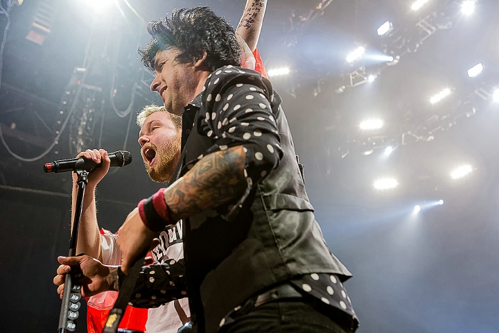 Green Day @ Vorst Nationaal, picture 17, photographed by Edwin Houdevelt - FrontView Magazine