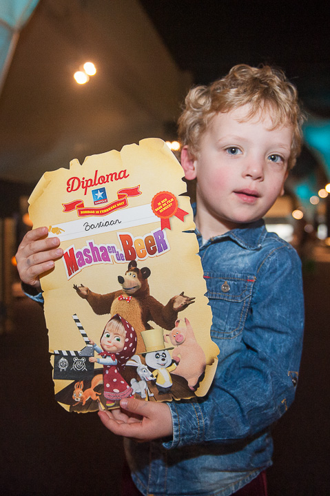 Première Masha en de Beer naar de bioscoop! @ Kinepolis Antwerpen, picture 15, photographed by Goele Bormans - FrontView Magazine