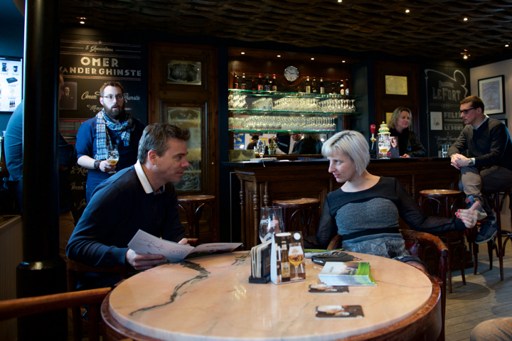 Herbert Flack en Pieter Aspe t gast bij brouwerij Omer @ Bellegem, picture 23, photographed by Bart Baevegems - FrontView Magazine