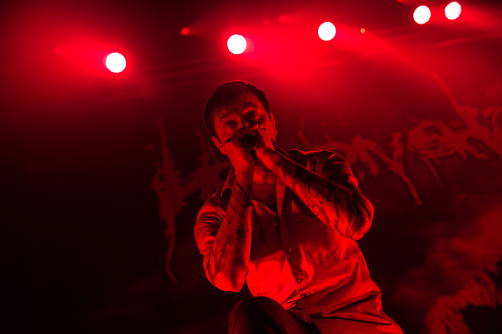 Heaven Shall Burn @ Lotto Arena, foto 2, foto's door Dorien Goetschalckx - FrontView Magazine