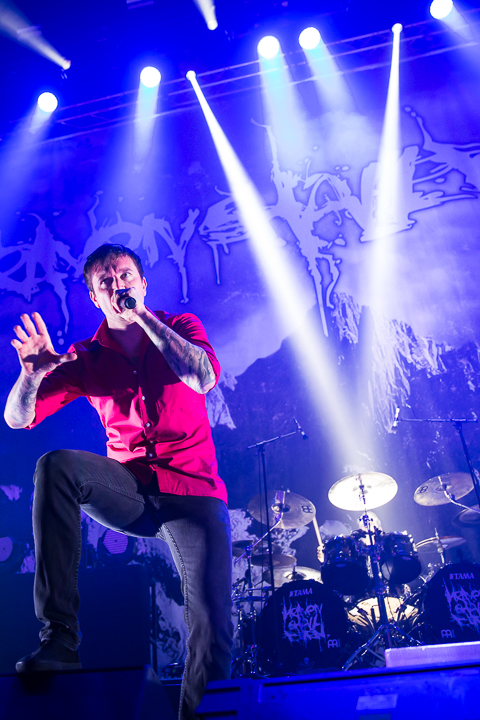 Heaven Shall Burn @ Lotto Arena, foto 4, foto's door Dorien Goetschalckx - FrontView Magazine
