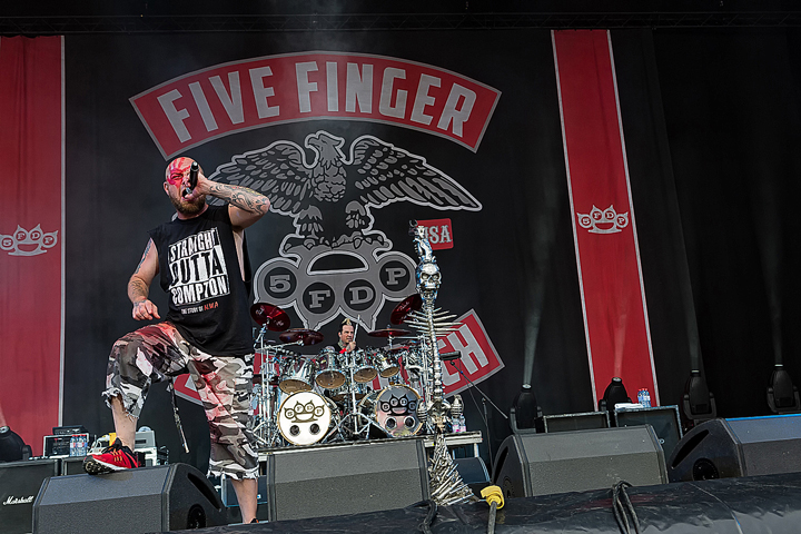 Five Finger Death Punch @ Rock Am Ring 2017, foto 11, foto's door Edwin Houdevelt - FrontView Magazine