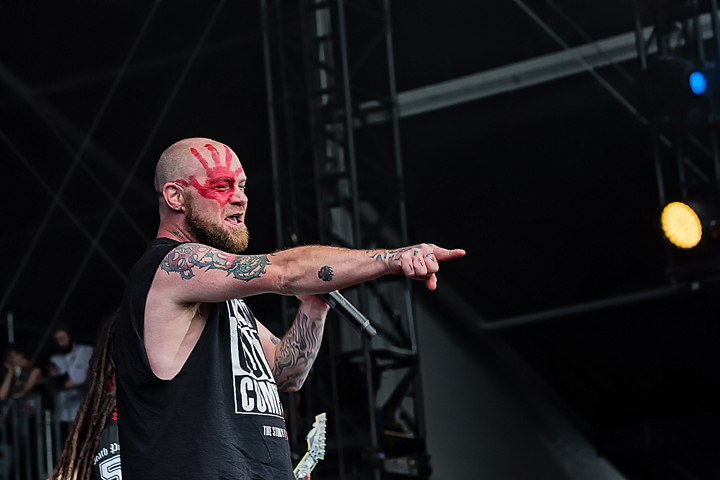 Five Finger Death Punch @ Rock Am Ring 2017, foto 28, foto's door Edwin Houdevelt - FrontView Magazine