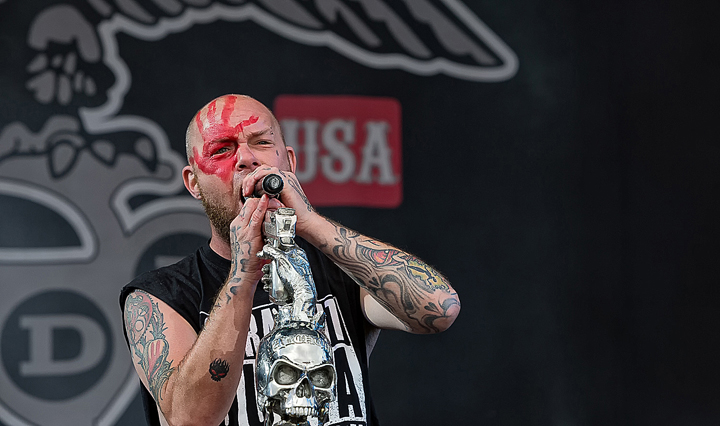Five Finger Death Punch @ Rock Am Ring 2017, foto 31, foto's door Edwin Houdevelt - FrontView Magazine