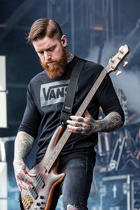 In Flames @ Rock Am Ring 2017, foto 11, foto's door Edwin Houdevelt - FrontView Magazine
