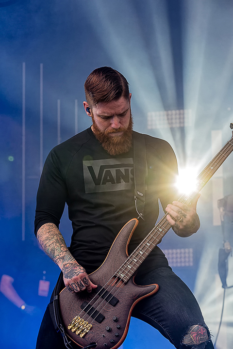 In Flames @ Rock Am Ring 2017, foto 17, foto's door Edwin Houdevelt - FrontView Magazine