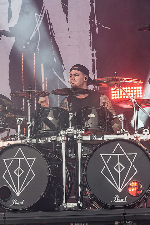 In Flames @ Rock Am Ring 2017, foto 23, foto's door Edwin Houdevelt - FrontView Magazine