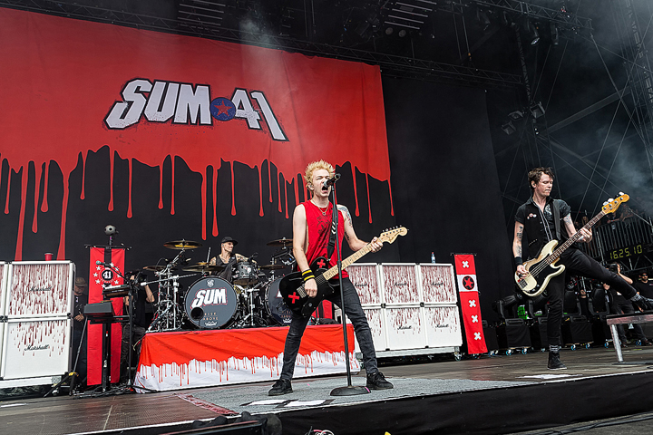 Sum 41 @ Rock Am Ring 2017, foto 3, foto's door Edwin Houdevelt - FrontView Magazine
