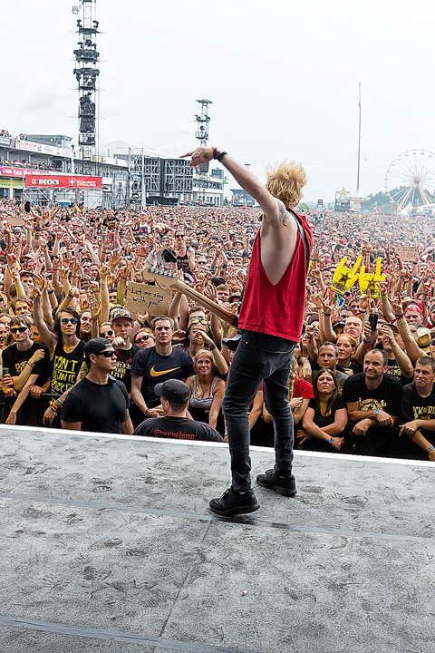 Sum 41 @ Rock Am Ring 2017, foto 6, foto's door Edwin Houdevelt - FrontView Magazine