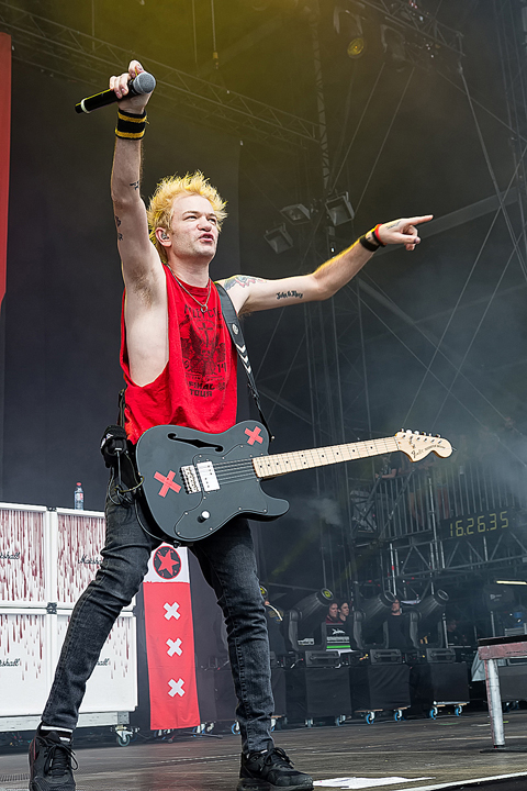 Sum 41 @ Rock Am Ring 2017, foto 9, foto's door Edwin Houdevelt - FrontView Magazine