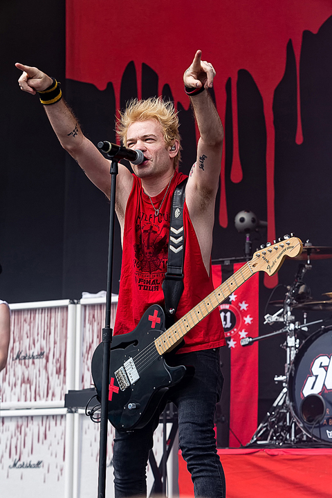 Sum 41 @ Rock Am Ring 2017, foto 10, foto's door Edwin Houdevelt - FrontView Magazine