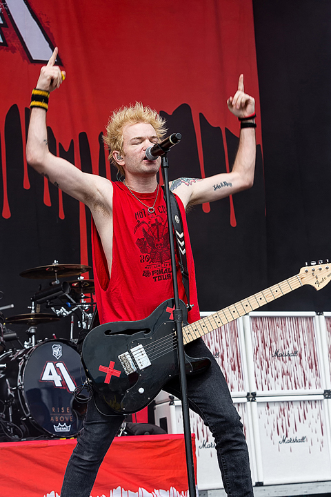 Sum 41 @ Rock Am Ring 2017, foto 24, foto's door Edwin Houdevelt - FrontView Magazine