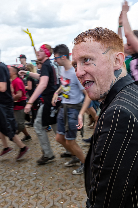Frank Carter & The Rattlesnakes @ Rock Am Ring 2017, foto 2, foto's door Edwin Houdevelt - FrontView Magazine
