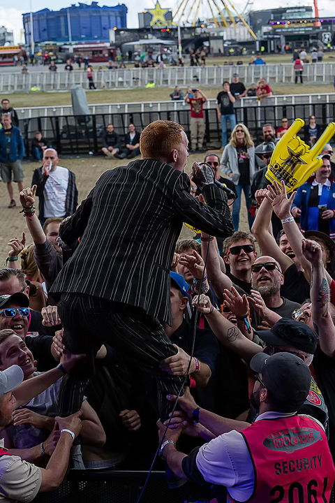 Frank Carter & The Rattlesnakes @ Rock Am Ring 2017, foto 14, foto's door Edwin Houdevelt - FrontView Magazine