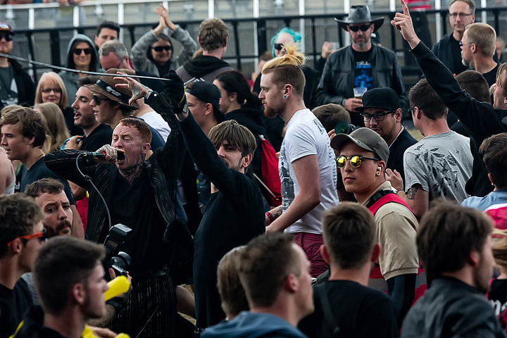 Frank Carter & The Rattlesnakes @ Rock Am Ring 2017, foto 19, foto's door Edwin Houdevelt - FrontView Magazine
